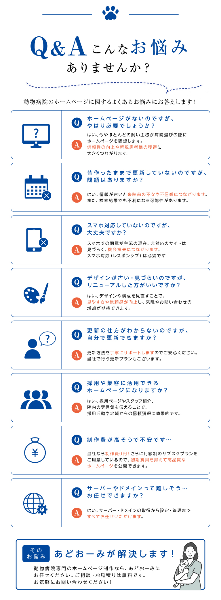 Q&Aこんなお悩みありませんか？